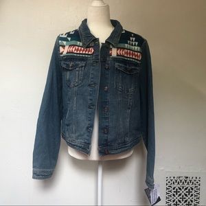 Cindy Love custom denim jacket sz small
